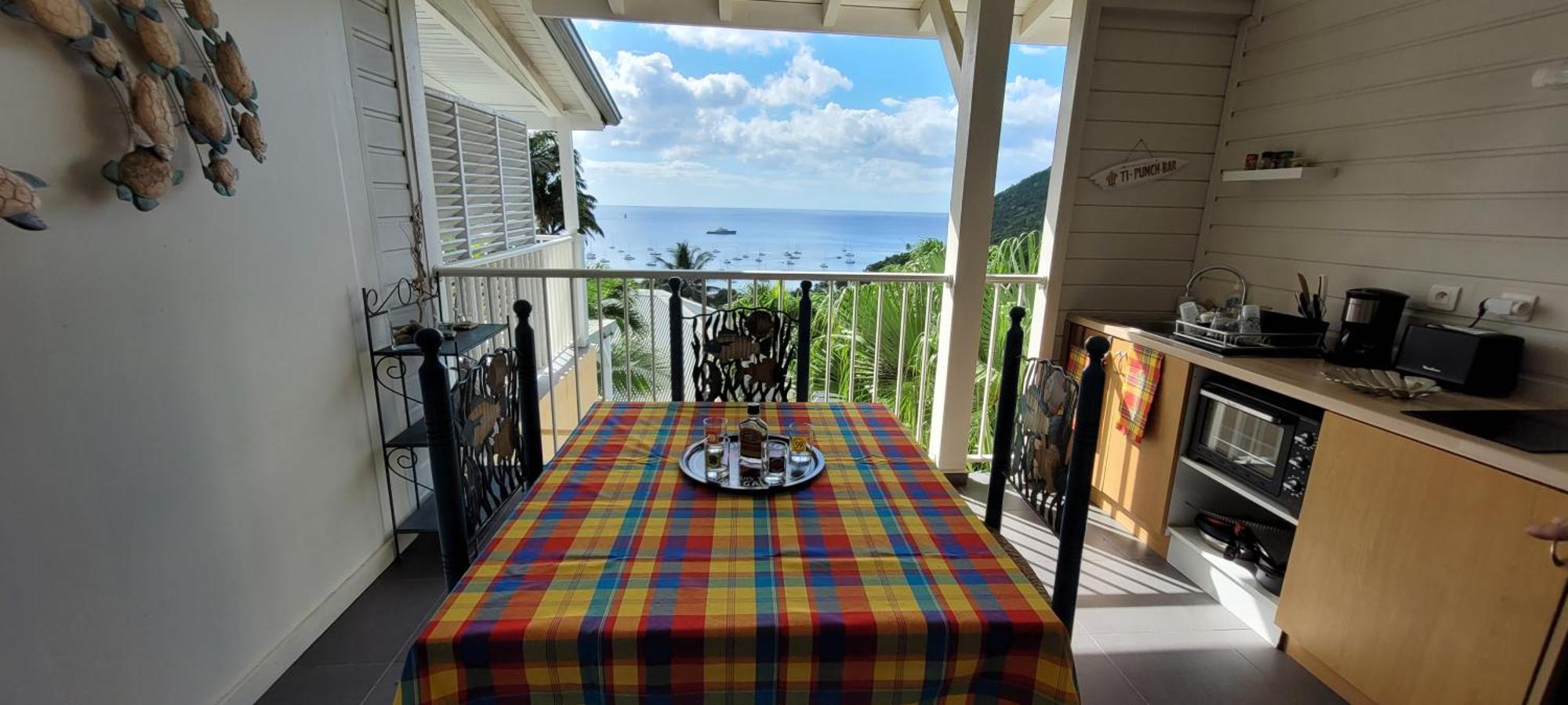 Appartement Duplex Vue Mer Jacuzzi Prive Deshaies Bagian luar foto