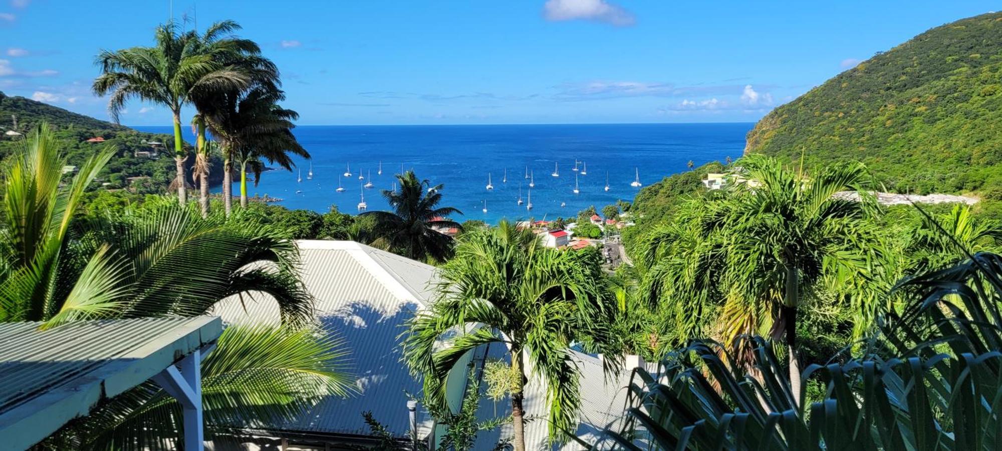 Appartement Duplex Vue Mer Jacuzzi Prive Deshaies Bagian luar foto